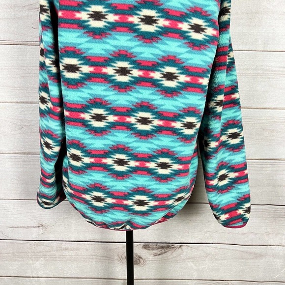 Patagonia Synchilla Aztec Tribal Fleece Snap T Pullover - Picture 6 of 14
